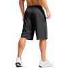 imageG Gradual Mens Long Basketball Shorts with Zipper Pocket 11 Quick Dry Gym Shorts Lightweight Mesh Athletic Shorts for MenBlack