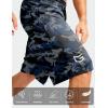 imageG Gradual Mens Long Basketball Shorts with Zipper Pocket 11 Quick Dry Gym Shorts Lightweight Mesh Athletic Shorts for MenBlue Camo