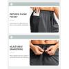 imageG Gradual Mens Long Basketball Shorts with Zipper Pocket 11 Quick Dry Gym Shorts Lightweight Mesh Athletic Shorts for MenDark Gray