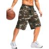imageG Gradual Mens Long Basketball Shorts with Zipper Pocket 11 Quick Dry Gym Shorts Lightweight Mesh Athletic Shorts for MenGreen Camo