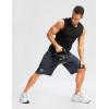 imageG Gradual Mens Long Basketball Shorts with Zipper Pocket 11 Quick Dry Gym Shorts Lightweight Mesh Athletic Shorts for MenNavy