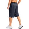 imageG Gradual Mens Long Basketball Shorts with Zipper Pocket 11 Quick Dry Gym Shorts Lightweight Mesh Athletic Shorts for MenNavy