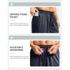 imageG Gradual Mens Long Basketball Shorts with Zipper Pocket 11 Quick Dry Gym Shorts Lightweight Mesh Athletic Shorts for MenNavy