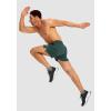 imageG Gradual Mens Running Shorts with Zipper Pockets Quick Dry Gym Athletic Workout 5quot Shorts for MenArmy Green