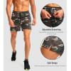 imageG Gradual Mens Running Shorts with Zipper Pockets Quick Dry Gym Athletic Workout 5quot Shorts for MenGreen Camo