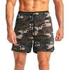 imageG Gradual Mens Running Shorts with Zipper Pockets Quick Dry Gym Athletic Workout 5quot Shorts for MenGreen Camo
