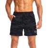 imageG Gradual Mens Running Shorts with Zipper Pockets Quick Dry Gym Athletic Workout 5quot Shorts for MenGrey Camo