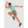 imageG Gradual Mens Running Shorts with Zipper Pockets Quick Dry Gym Athletic Workout 5quot Shorts for MenKhaki
