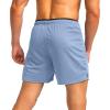 imageG Gradual Mens Running Shorts with Zipper Pockets Quick Dry Gym Athletic Workout 5quot Shorts for MenLight Blue