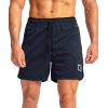 imageG Gradual Mens Running Shorts with Zipper Pockets Quick Dry Gym Athletic Workout 5quot Shorts for MenNavy