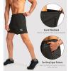 imageG Gradual Mens Running Shorts with Zipper Pockets Quick Dry Gym Athletic Workout 5quot Shorts for MenOlive Green