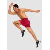 imageG Gradual Mens Running Shorts with Zipper Pockets Quick Dry Gym Athletic Workout 5quot Shorts for MenRed