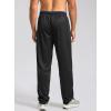 imageG Gradual Mens Sweatpants Mesh Lightweight with Zip Pockets Breathable Quick Dry Athletic Pants for Workout Running01black
