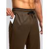 imageG Gradual Mens Sweatpants Mesh Lightweight with Zip Pockets Breathable Quick Dry Athletic Pants for Workout Running02brown