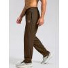 imageG Gradual Mens Sweatpants Mesh Lightweight with Zip Pockets Breathable Quick Dry Athletic Pants for Workout Running02brown