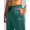 imageG Gradual Mens Sweatpants Mesh Lightweight with Zip Pockets Breathable Quick Dry Athletic Pants for Workout Running02green