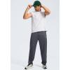 imageG Gradual Mens Sweatpants Mesh Lightweight with Zip Pockets Breathable Quick Dry Athletic Pants for Workout Running02grey