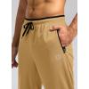 imageG Gradual Mens Sweatpants Mesh Lightweight with Zip Pockets Breathable Quick Dry Athletic Pants for Workout Running02khaki