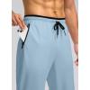 imageG Gradual Mens Sweatpants Mesh Lightweight with Zip Pockets Breathable Quick Dry Athletic Pants for Workout Running02light Blue