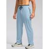 imageG Gradual Mens Sweatpants Mesh Lightweight with Zip Pockets Breathable Quick Dry Athletic Pants for Workout Running02light Blue