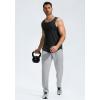 imageG Gradual Mens Sweatpants Mesh Lightweight with Zip Pockets Breathable Quick Dry Athletic Pants for Workout Running02light Grey