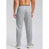 imageG Gradual Mens Sweatpants Mesh Lightweight with Zip Pockets Breathable Quick Dry Athletic Pants for Workout Running02light Grey
