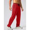 imageG Gradual Mens Sweatpants Mesh Lightweight with Zip Pockets Breathable Quick Dry Athletic Pants for Workout Running02red