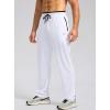 imageG Gradual Mens Sweatpants Mesh Lightweight with Zip Pockets Breathable Quick Dry Athletic Pants for Workout Running02white