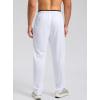 imageG Gradual Mens Sweatpants Mesh Lightweight with Zip Pockets Breathable Quick Dry Athletic Pants for Workout Running02white