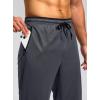 imageG Gradual Mens Sweatpants Mesh Lightweight with Zip Pockets Breathable Quick Dry Athletic Pants for Workout Running2psc Black  01grey