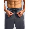 imageG Gradual Mens Sweatpants Mesh Lightweight with Zip Pockets Breathable Quick Dry Athletic Pants for Workout Running2psc Black  01grey