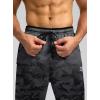 imageG Gradual Mens Sweatpants Mesh Lightweight with Zip Pockets Breathable Quick Dry Athletic Pants for Workout Running2psc Blackcamo  01grey