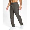imageG Gradual Mens Sweatpants with Pockets Lightweight Workout Athletic Track Pants Stretch Gym Running Jogging Joggers for MenGrayish Brown