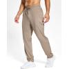 imageG Gradual Mens Sweatpants with Pockets Lightweight Workout Athletic Track Pants Stretch Gym Running Jogging Joggers for MenKhaki