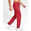 imageG Gradual Mens Sweatpants with Pockets Lightweight Workout Athletic Track Pants Stretch Gym Running Jogging Joggers for MenPower Red