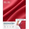 imageG Gradual Mens Sweatpants with Pockets Lightweight Workout Athletic Track Pants Stretch Gym Running Jogging Joggers for MenPower Red
