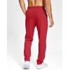 imageG Gradual Mens Sweatpants with Pockets Lightweight Workout Athletic Track Pants Stretch Gym Running Jogging Joggers for MenPower Red
