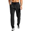 imageG Gradual Mens Sweatpants with Zipper Pocket Workout Athletic Track Pants Stretch Tapered Joggers for Gym Running JoggingBlack
