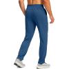 imageG Gradual Mens Sweatpants with Zipper Pocket Workout Athletic Track Pants Stretch Tapered Joggers for Gym Running JoggingDark Blue