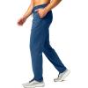 imageG Gradual Mens Sweatpants with Zipper Pocket Workout Athletic Track Pants Stretch Tapered Joggers for Gym Running JoggingDark Blue