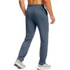 imageG Gradual Mens Sweatpants with Zipper Pocket Workout Athletic Track Pants Stretch Tapered Joggers for Gym Running JoggingDusty Blue