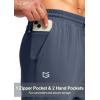 imageG Gradual Mens Sweatpants with Zipper Pocket Workout Athletic Track Pants Stretch Tapered Joggers for Gym Running JoggingDusty Blue