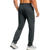 imageG Gradual Mens Sweatpants with Zipper Pocket Workout Athletic Track Pants Stretch Tapered Joggers for Gym Running JoggingGrey