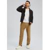 imageG Gradual Mens Sweatpants with Zipper Pocket Workout Athletic Track Pants Stretch Tapered Joggers for Gym Running JoggingKhaki