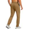 imageG Gradual Mens Sweatpants with Zipper Pocket Workout Athletic Track Pants Stretch Tapered Joggers for Gym Running JoggingKhaki