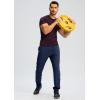 imageG Gradual Mens Sweatpants with Zipper Pocket Workout Athletic Track Pants Stretch Tapered Joggers for Gym Running JoggingNavy