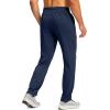 imageG Gradual Mens Sweatpants with Zipper Pocket Workout Athletic Track Pants Stretch Tapered Joggers for Gym Running JoggingNavy