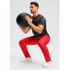 imageG Gradual Mens Sweatpants with Zipper Pocket Workout Athletic Track Pants Stretch Tapered Joggers for Gym Running JoggingPower Red