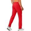 imageG Gradual Mens Sweatpants with Zipper Pocket Workout Athletic Track Pants Stretch Tapered Joggers for Gym Running JoggingPower Red