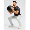 imageG Gradual Mens Sweatpants with Zipper Pocket Workout Athletic Track Pants Stretch Tapered Joggers for Gym Running JoggingSilver Drop
